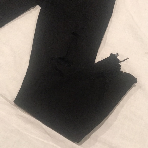 A’2ND Black Destructed Stretch Ankle Skinny 7 - Picture 4 of 16